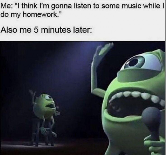 16. Essay Word Count: 0, but at least you're belting out to Adele's latest. 