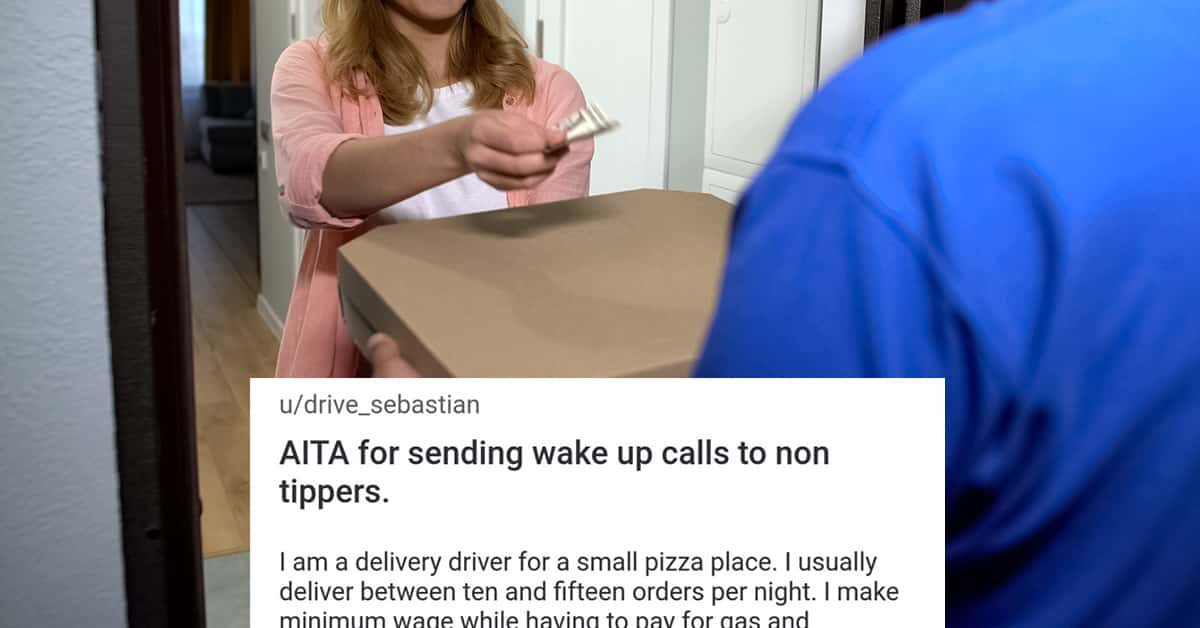 Pizza Delivery Guy Pranks Customers Who Are Lousy Tippers With Phone