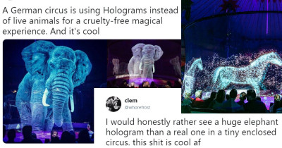 German Circus Starts Using Holograms To Create A Cruelty-Free Show