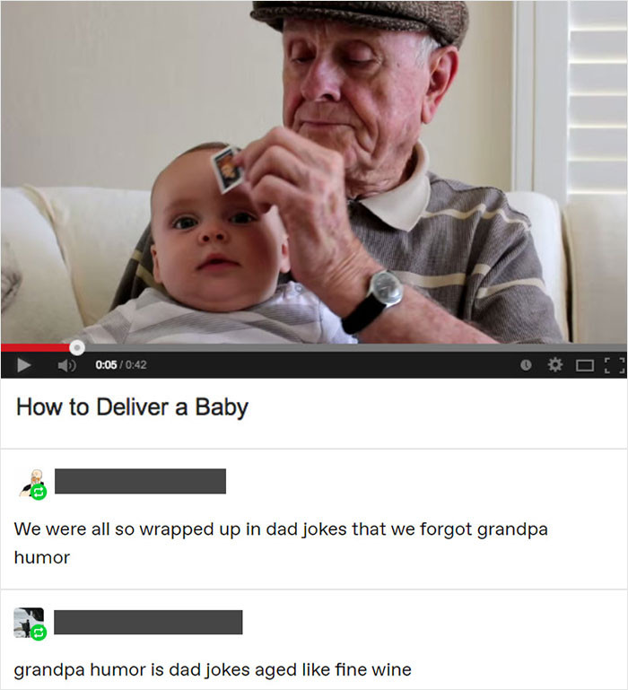 10. Grandpa jokes.... the best