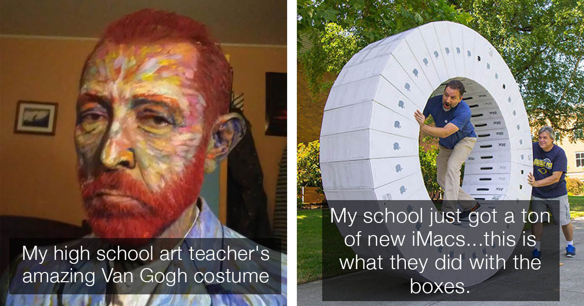 Funny Photos of Teachers Being Strange But Awesome At The Same Time