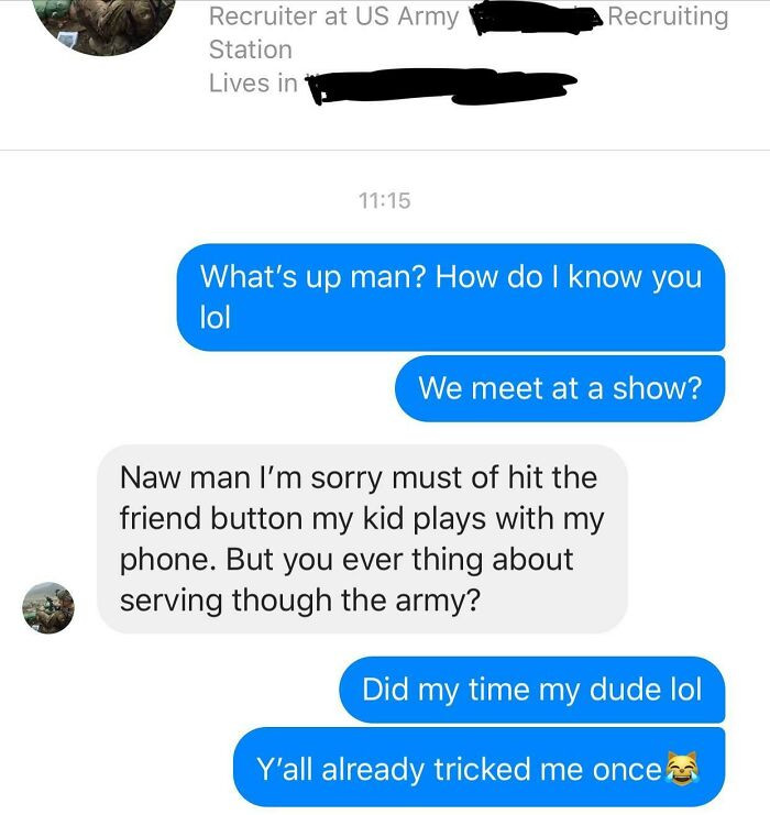 23. Is that some kind of recruitment process?