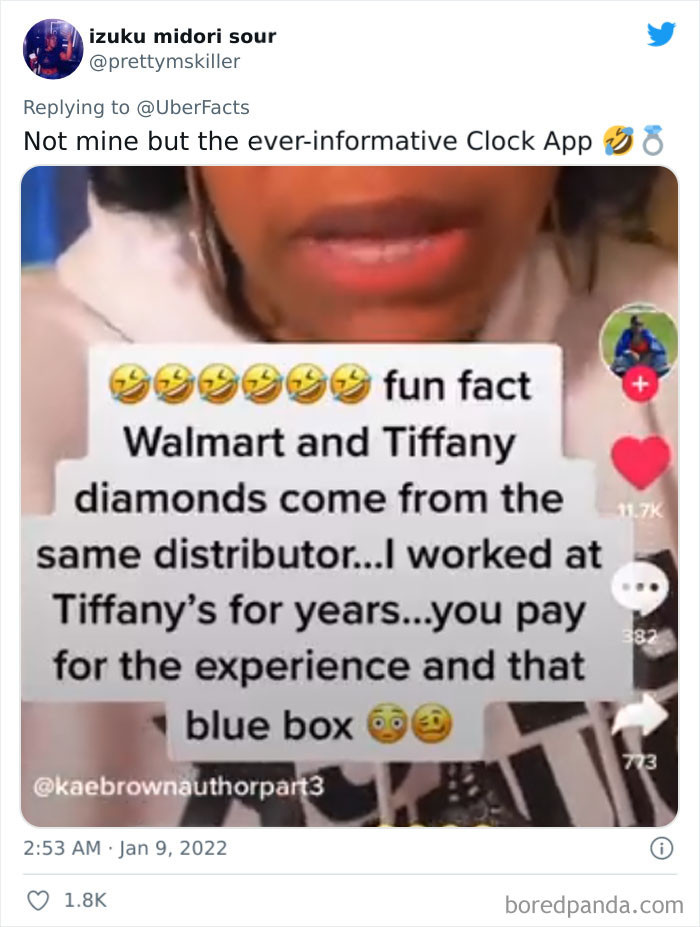 4. Diamonds are forever, even those from Walmart...