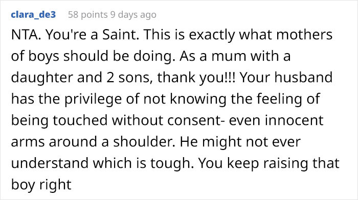 They believe she is right.