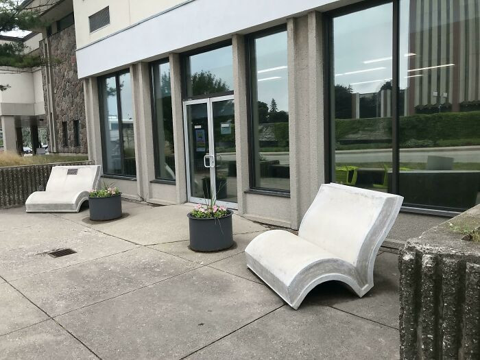 31. My local library has benches that are book-shaped