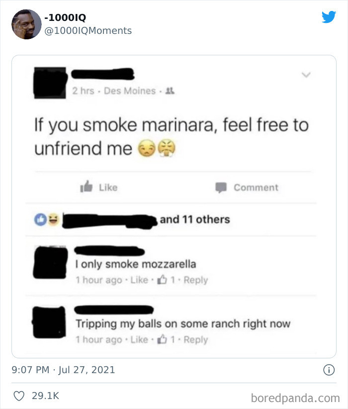 9. Don't smoke marinara.