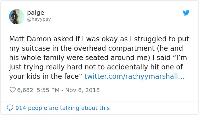 16. Matt Damon and his whole family.