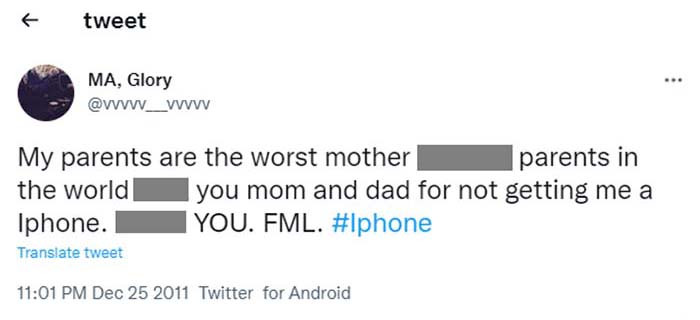 10. When the phone is more important than your parents themselves.