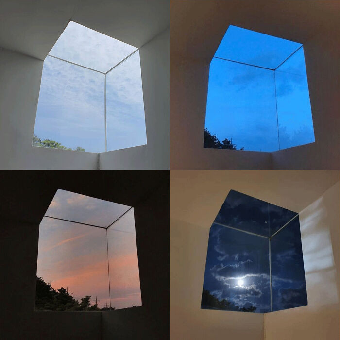 19. Cubic window during different times of day