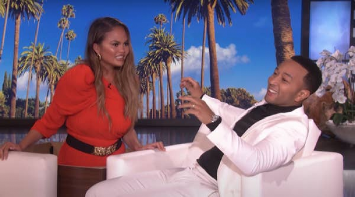 Chrissy Teigen vs. John Legend. John wins the poll.