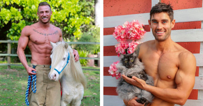Australian Firefighters Pose For Their 2021 Charity Calendar To Raise Funds To Treat Injured Wildlife From The Devastating Bushfires