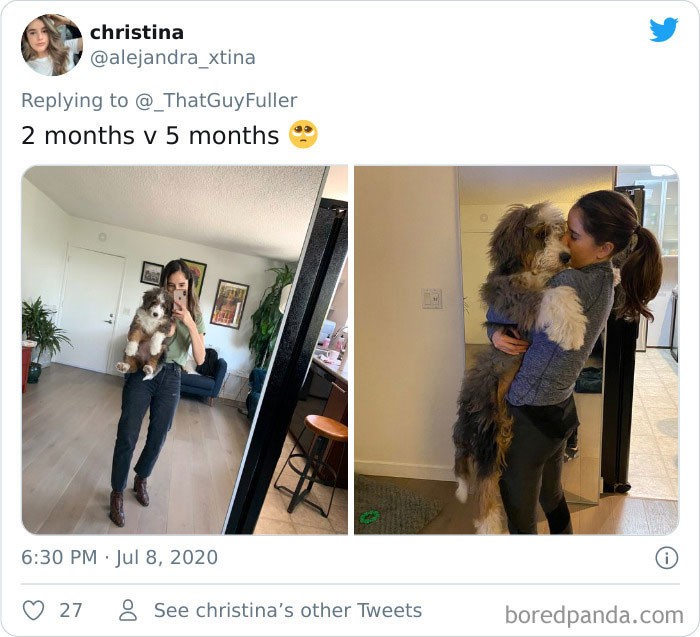 She still picked him up!