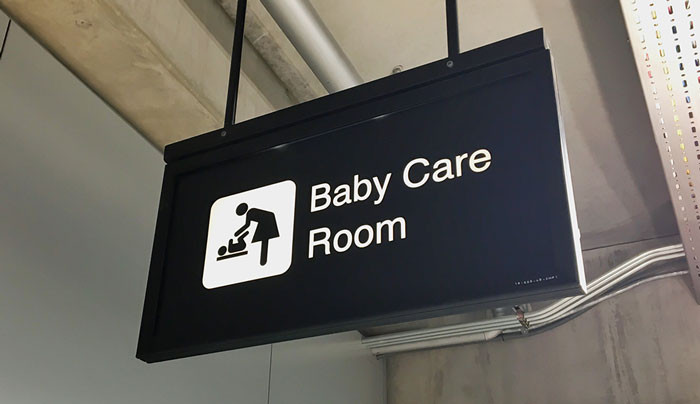 3. Changing babies in public