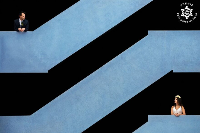 23. Artistic Portrait Of A Bride And Groom By Marc Prades