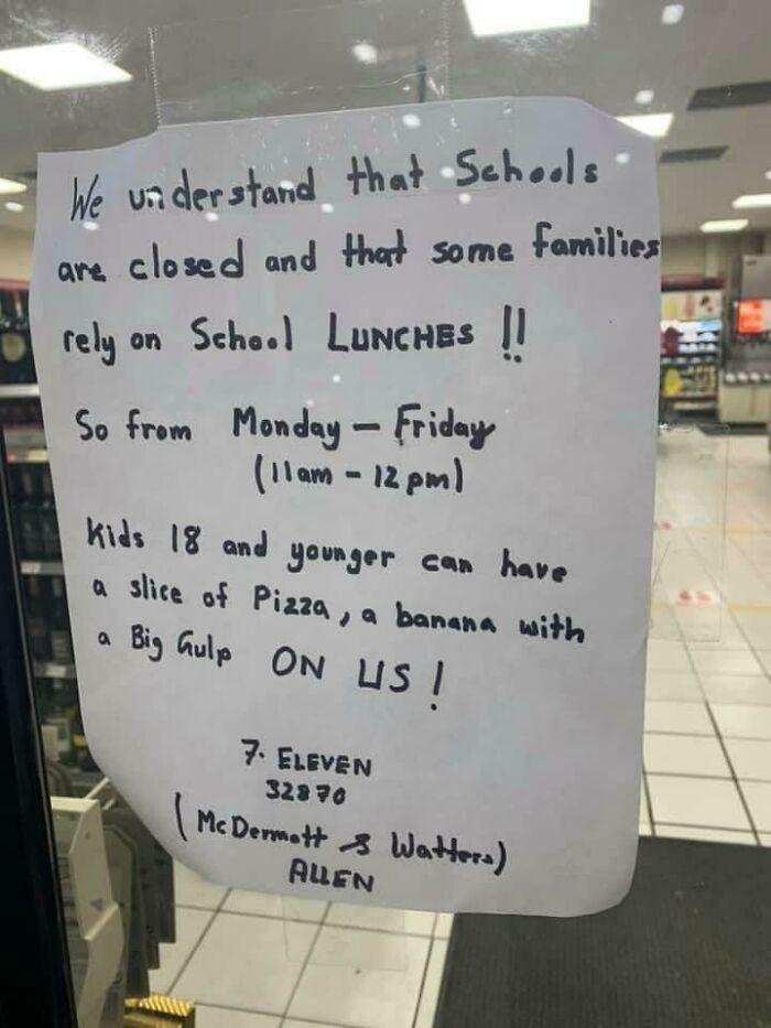 6. Kindness From A 7-11 In Allen, TX