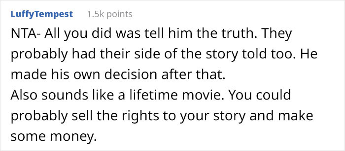 #3 Your son made the decision to cut them off, not you.