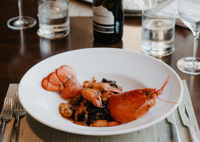 One Fortune 500 company scrimped on its employees during a company dinner. The boss ate something fancy, though.