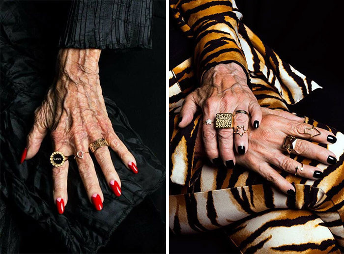 30. Without Photoshop - Real Hands Of Jewelry On Older Women