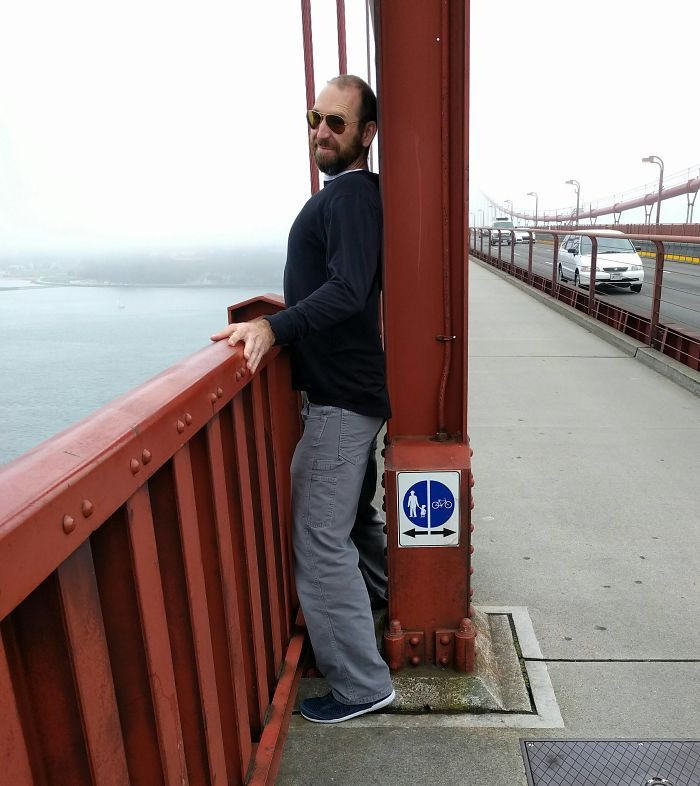 The bike friendly Golden Gate Bridge.