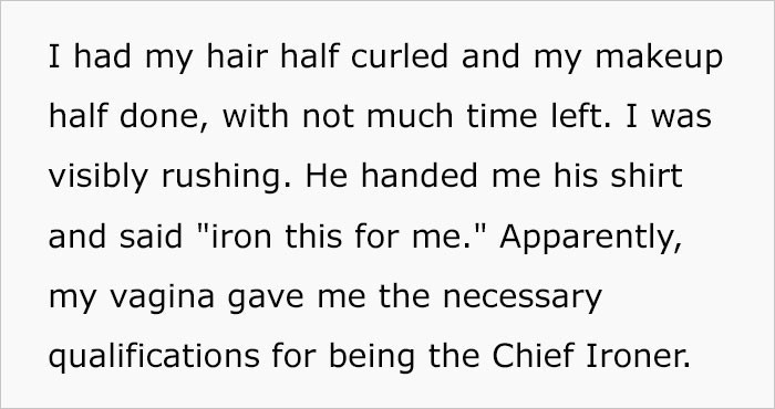 Apparently, I'm the Chief Ironer