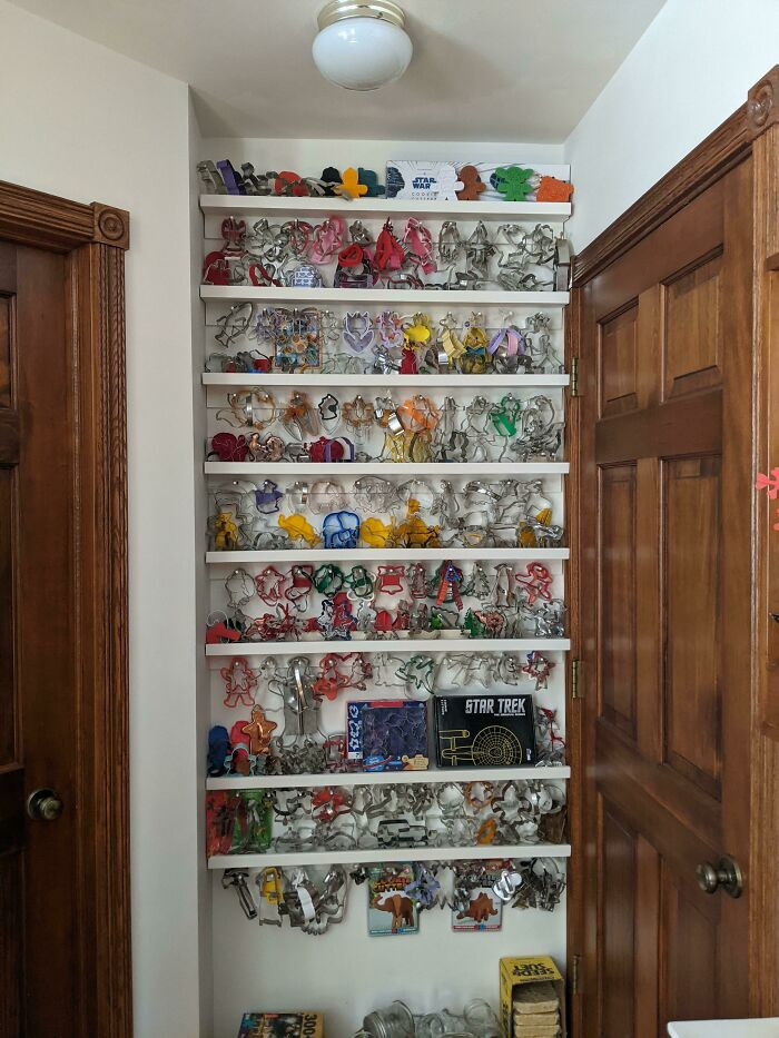 12. My grandma's collection of over 500 different cookie cutters