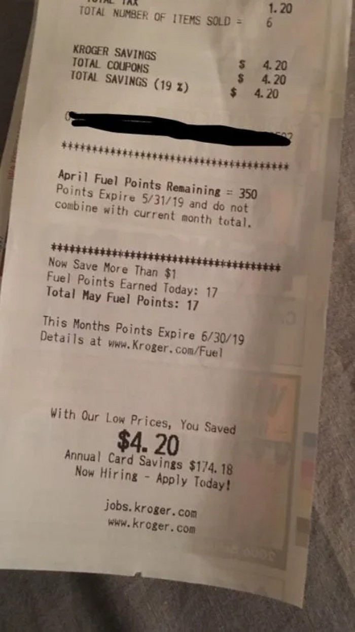 He had a receipt as proof of purchase that he was able to show to the cops when they arrived at the store