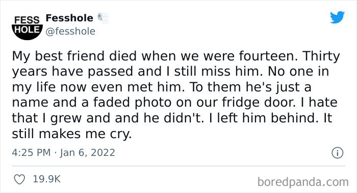 #15 I Left Him Behind and It Hurts