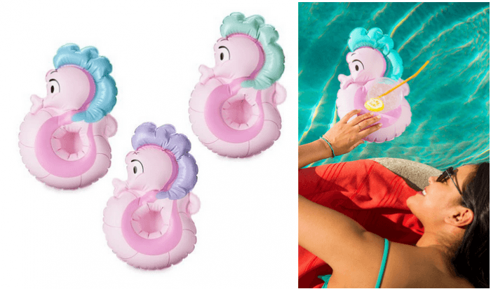 3. Inflatable seahorse drink cup holders.