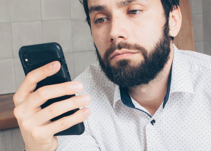 5. Husband read a text message if he knew of the possibility that the baby wasn't his.