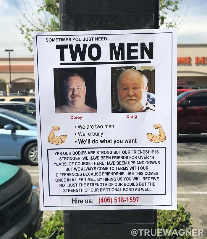 13. Two men...