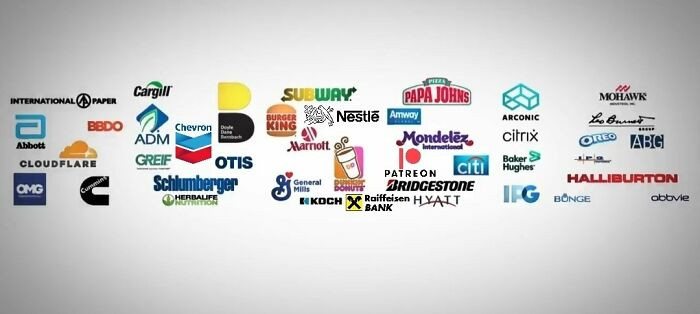 They also posted this photo with some of the companies that are being warned