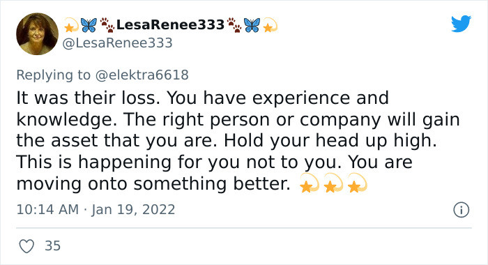 When the Right Company Comes Along, They Will Appreciate Her Work Ethic.