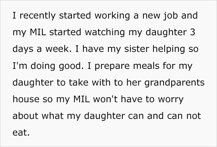He would prepare meals for his daughter to take with her to her grandparents' house while he was at work.