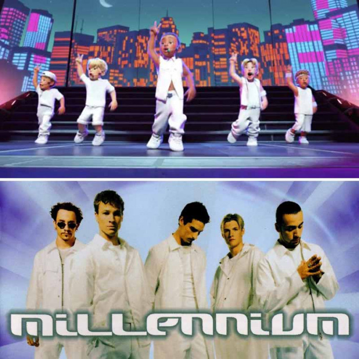 7. The 4*Town singers wore all white, just like The Backstreet Boys did