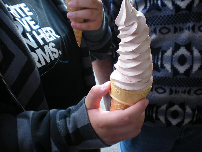 6. And then refill the cone. LOL!