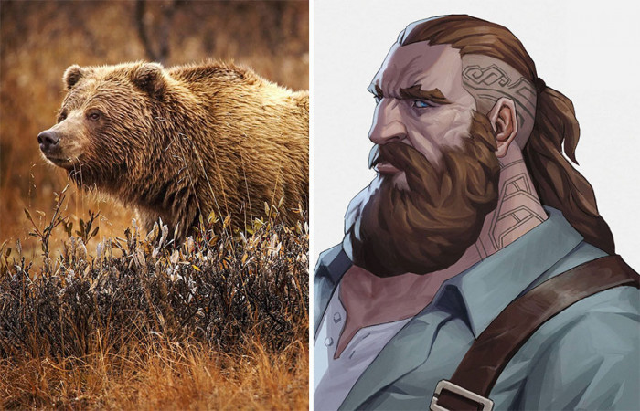 17. This majestic looking man suits the Brown Bear perfectly