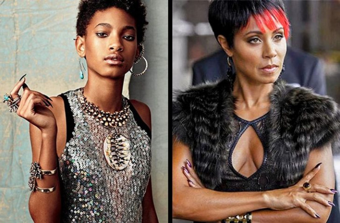 #5 Jada Pinkett Smith and Willow Smith