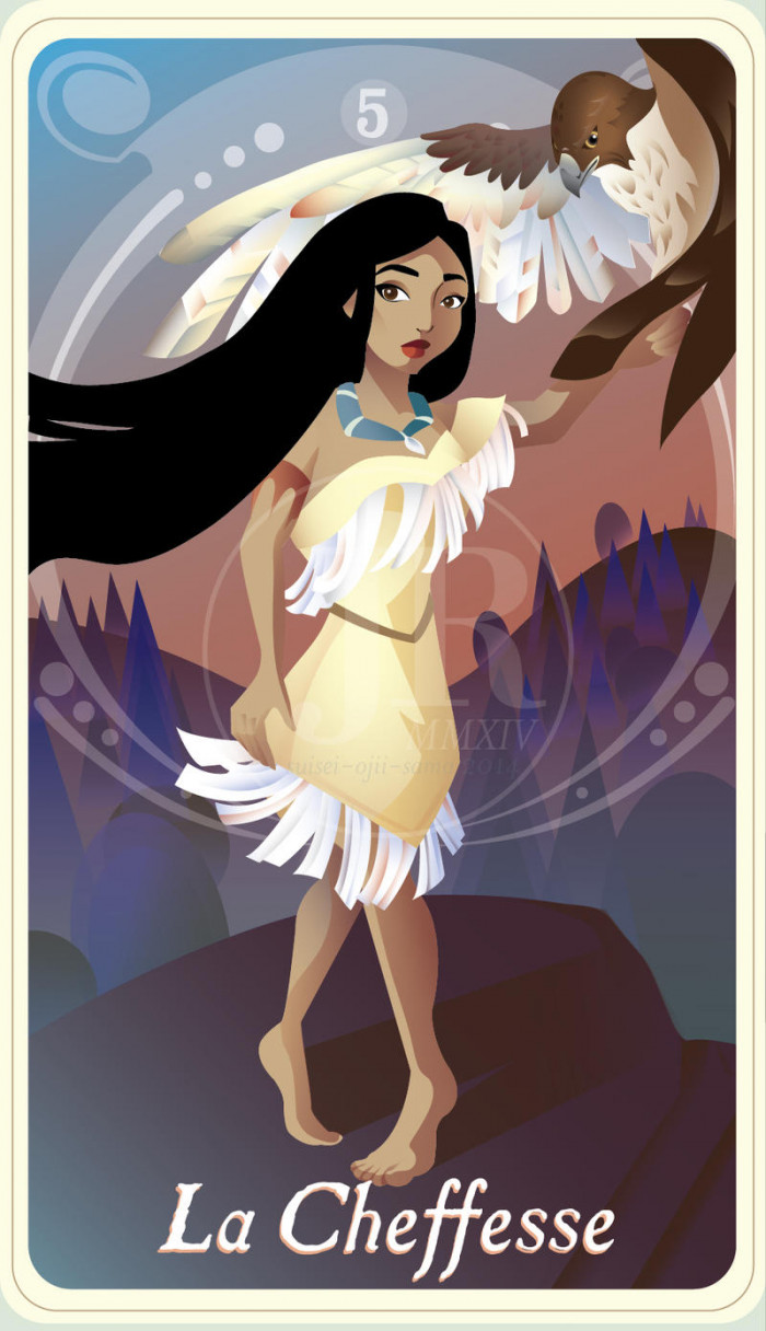 2. {The Princess Tarot} 'La Cheffesse: Pocahontas'