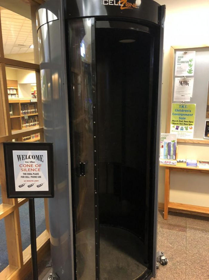 “My Local Library Has Vault You Can Go Into To Talk On Your Phone”