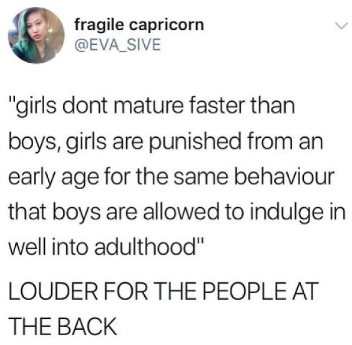 22. There's no excuse for a guy's indiscipline