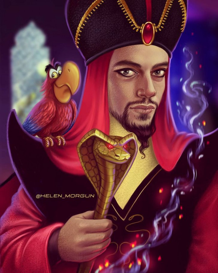 2. Rami Malek as Jafar from Aladdin