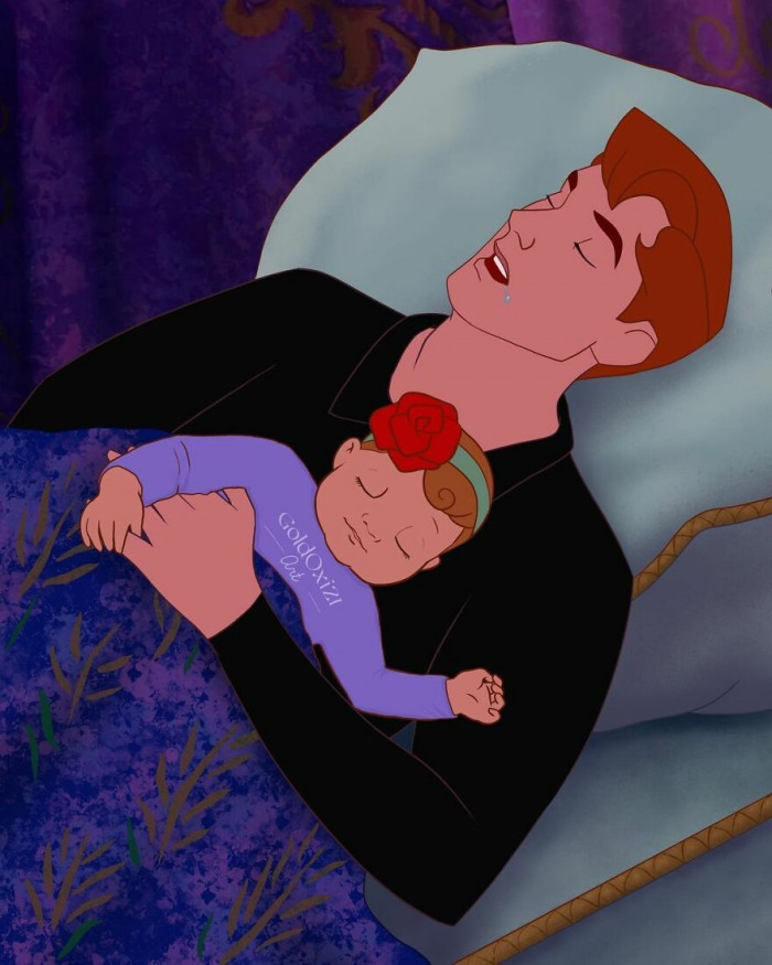 #4 The Sleeping Prince With His Little Bundle Of Joy