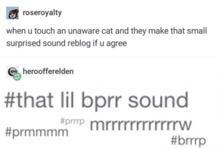 Mine just squeaks; it's so cute.