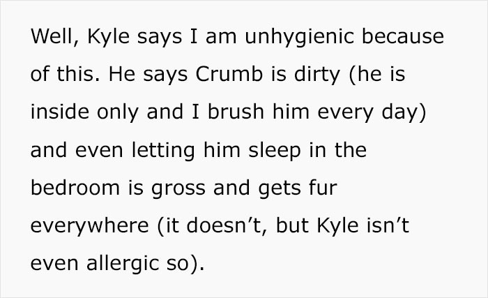 Boyfriend doesn't understand their relationship