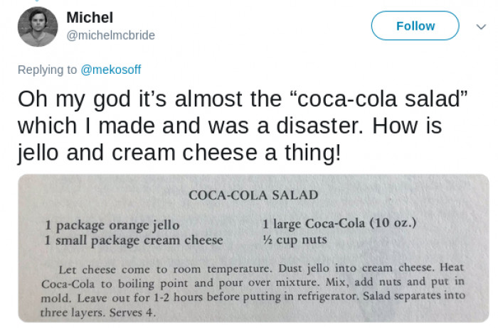 Coca Cola and Salad are two words that aren't supposed to go together.