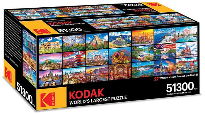 World’s largest 51 300 piece puzzle made by KODAK.