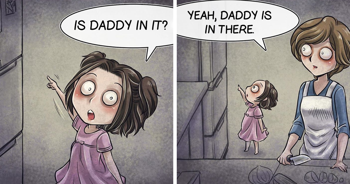 Guy Creates Terrifying Comics That Don't End As You'd Expect