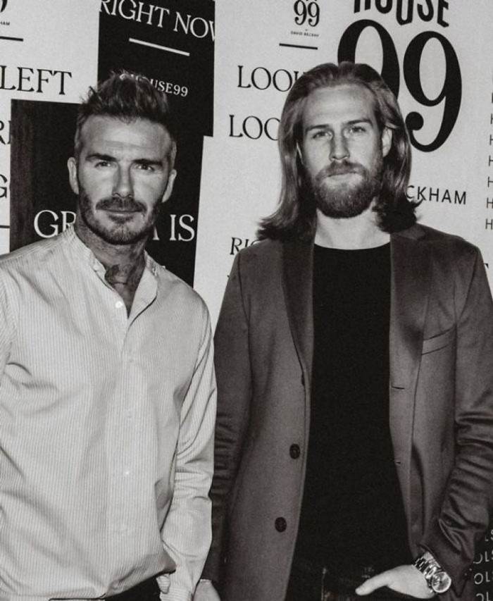 Because of his success and great beard, okay hard work was also involved, he became a brand ambassador for House 99, David Beckham's own male grooming brand.