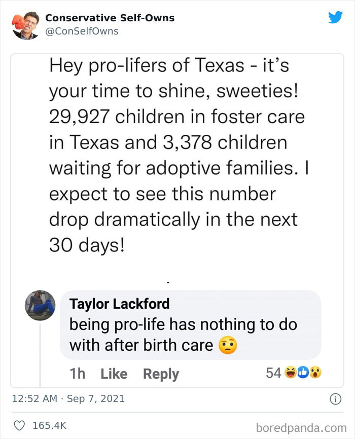 30. Yeah, those two are not related in any way. I just want the baby to be born - I don't care what happens to it after that...