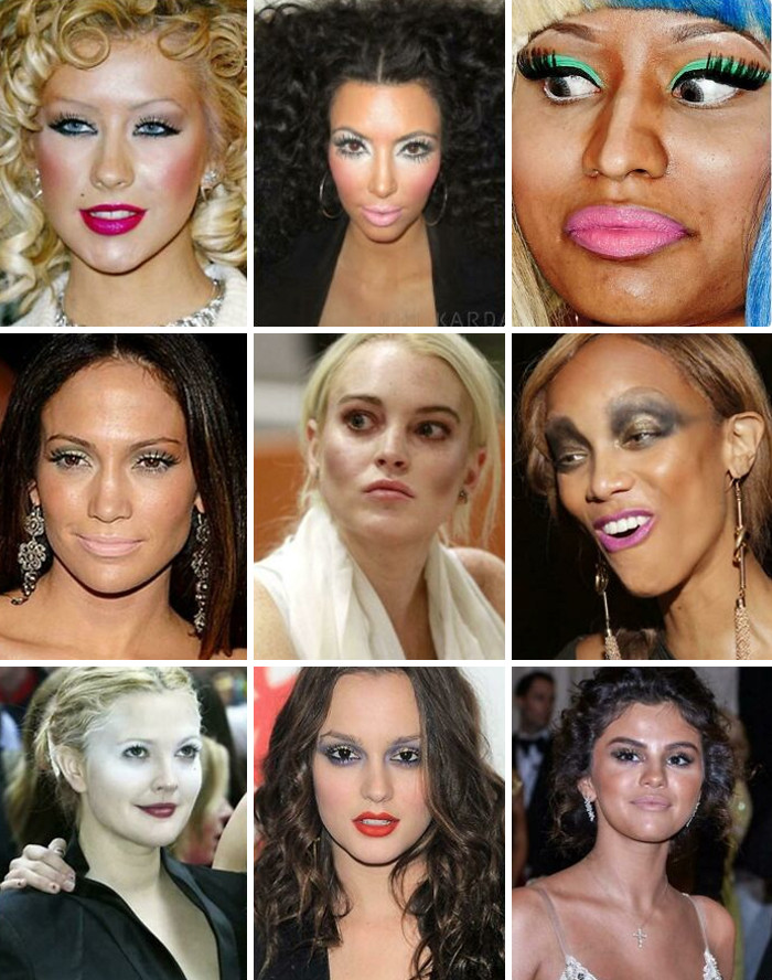 10. Remember: Even Celebs Ain't Safe From Bad MUAs